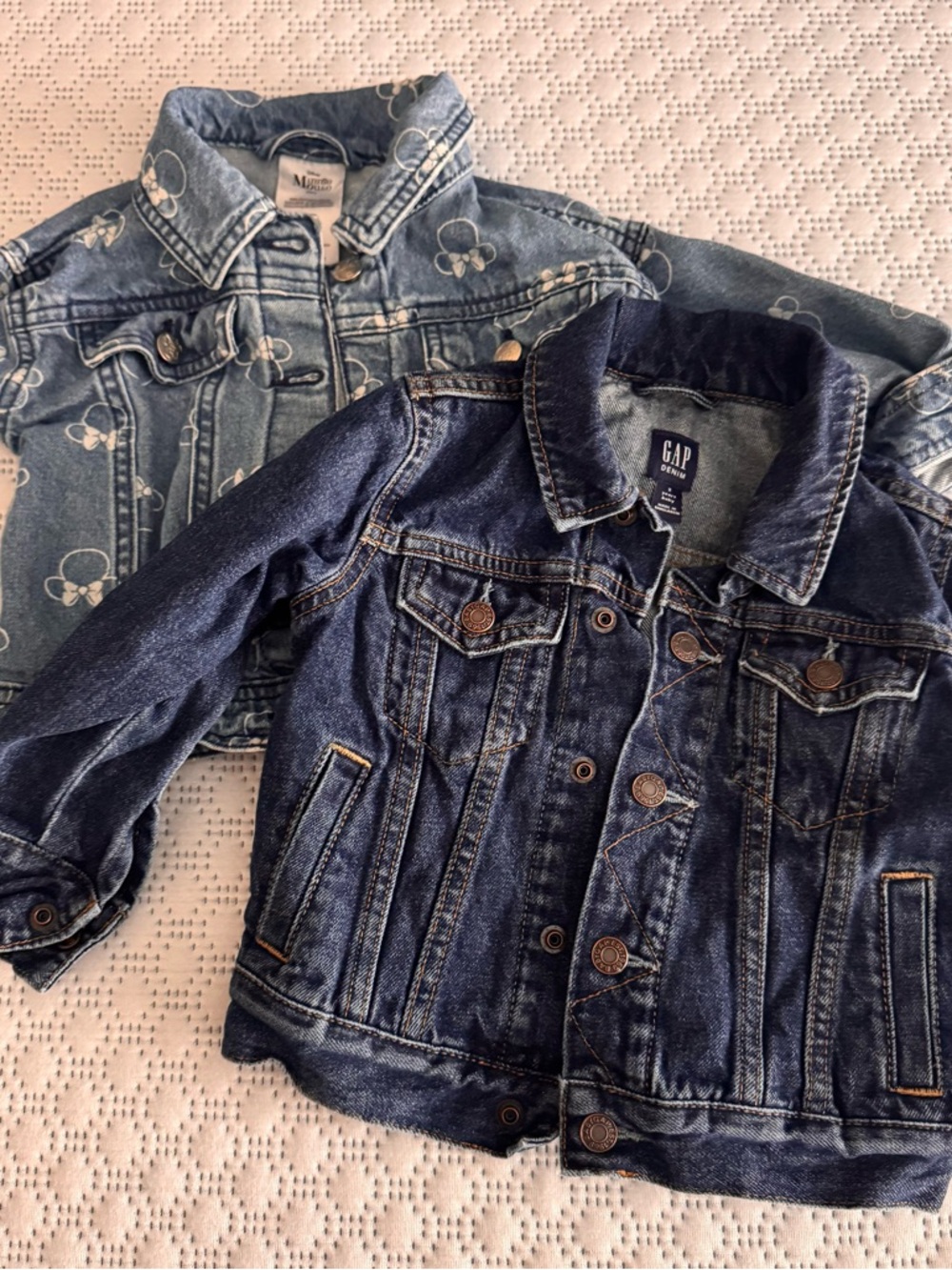 GAP Kids Blue Denim Jacket and Minnie Mouse jackets
